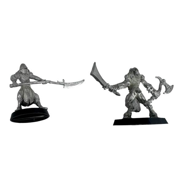 Vintage Metal Miniature Lot 12 Figure Figurine Reaper Fantasy War Games Rare - Picture 5 of 8